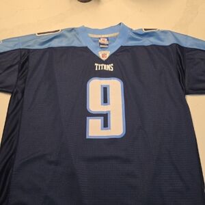 Reebok Tennessee Titans 2XL Navy Blue Football Jersey